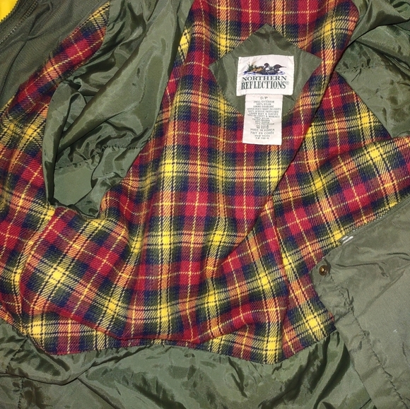 VINTAGE northern reflections fleece lined jacket - Picture 8 of 8